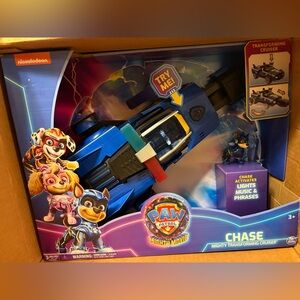 Paw Patrol ChaseTransforming light up vehicle cruiser. Mighty Pups